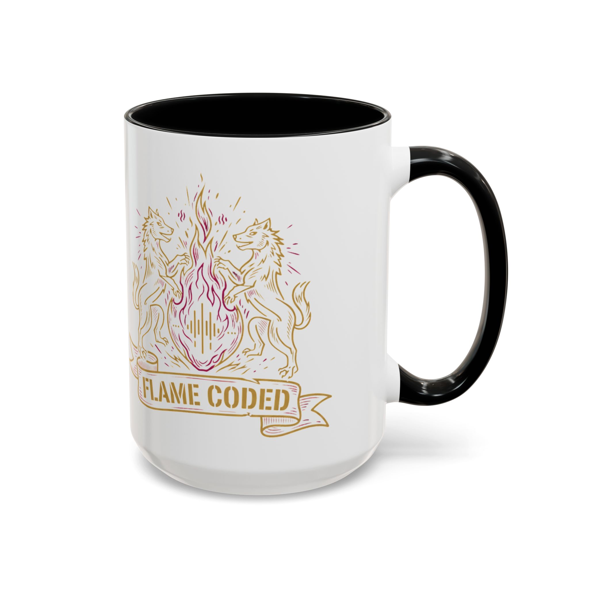 Flame Coded Crest Mug